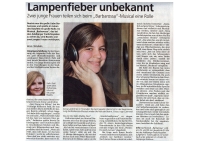 Vorschau Lampenfieber unbekannt aus dem Artikel aus Barbarossa das Musical